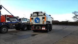 87 2005 DAF LF55 180 Scarab Magnum Unidrive road sweeper for sale