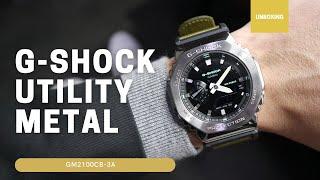 UNBOXING G-SHOCK GM2100CB-3A UTILITY METAL