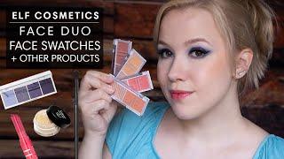 Elf Cosmetics Bite Size Face Duo Face Swatches + other products