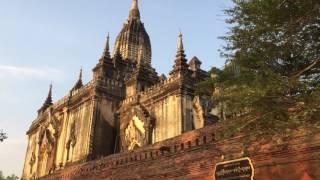 Beautiful moment at Pagan, Mandalay Pagoda