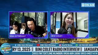 [250113] FB Live | BINI Colet - KISS 102.3 FM Bohol [BISAYA]