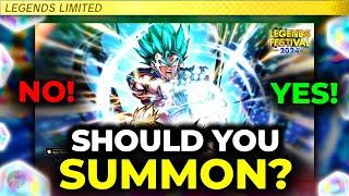 NEW LL VEGITO BLUE TRANSFORMING! SHOULD YOU SUMMON? (Dragon Ball Legends)