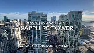 Tour Sapphire Tower luxury condos in downtown San Diego