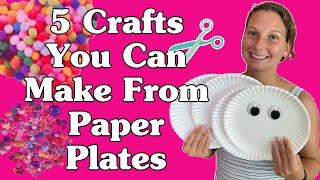 Paper Plate Crafts You Can Do While Babysitting