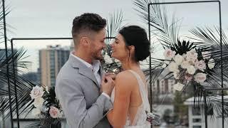 Rooftop Elopement in Downtown Nashville | Morgan Film Co.