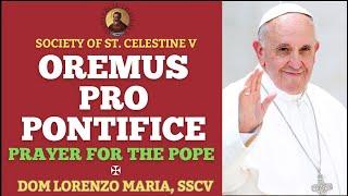 PRAYER FOR THE POPE (IN TRADITIONAL LATIN) | OREMUS PRO PONTIFICE | DOM LORENZO MARIA, SSCV 