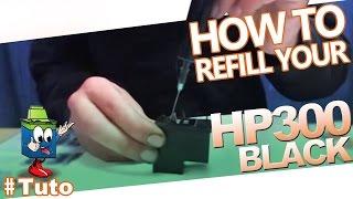 HP 300 Black Cartridge : How To Refill The Cartridge