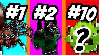 I RANKED Your Biggest FEARS in LEGO...