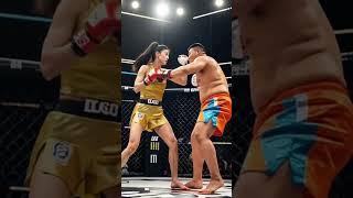  This Is What Happens When You Disrespect Women! #kungfu #fight #boxing #ai #wwe #kungfugo