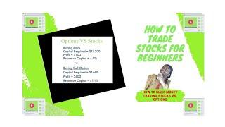 How To Trade Stocks For Beginners! - Josh Talks Stocks (Making Money Trading Stock vs. Options)
