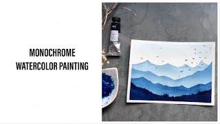 Monochrome painting | Learn to paint using a single color