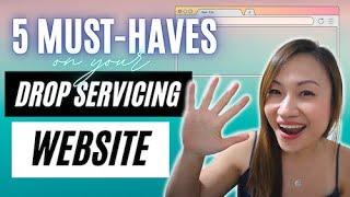 Top 5 Drop Servicing Website Must-Haves (For High-Converting Website)