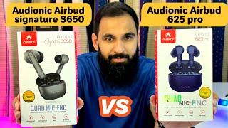 AUDIONIC AIRBUD SIGNATURE S650 VS AUDIONIC AIRBUD 625 PRO COMPARISON VIDEO | CALL TEST + PUBG TEST