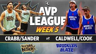 Ta.Crabb/Sander vs. Caldwell/Cook | New York Nitro vs. Brooklyn Blaze AVP LEAGUE WEEK 5