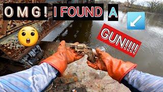 Ferrous Fishing. Found my first GUN!!!!