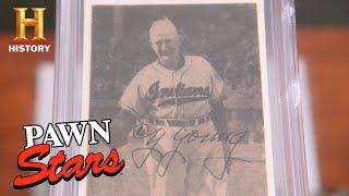 Pawn Stars: CHUMLEE'S BIG SWING for RARE SIGNED Cy Young Photograph (Season 17) | History