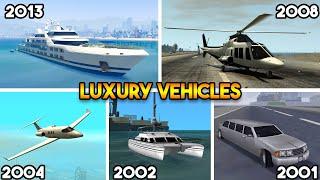 EXPENSIVE LUXURY VEHICLES FROM EVERY GTA GAME