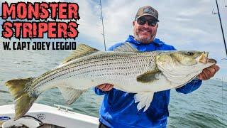 Monster Striped Bass Fishing with Captain Joey Leggio