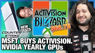 HW News - Microsoft Buys Activision Blizzard for $68.7B, NVIDIA Annual* GPUs, Sony PS5 'Slim'