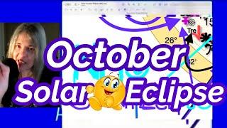 Eclipse️OCTOBER astrology 2024~October SOLAR ECLIPSE 2024