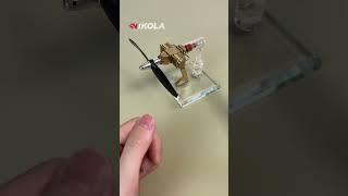 Mini aircraft model stirling engine