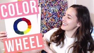 Acrylic Color Wheel Demo to Mix Super Vibrant Colors