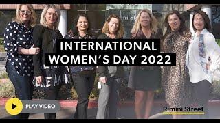 Happy International Women's Day 2022 from Rimini Street