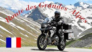 Auf der Route des Grandes Alpes mit dem Motorrad. Col de l'Iseran, Col du Galibier, Cime la Bonette.