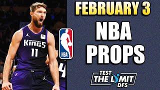 (SWEEP!) TOP 5 BEST NBA Player Prop Picks + Moneylines | Monday 2/3/2025