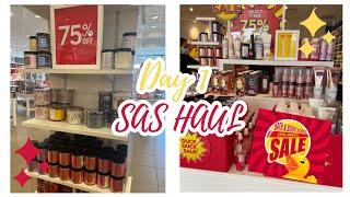 Day One Bath and Body Works Semi Annual Sale Store Walkthrough and Haul | 75% off Candles! #SAS