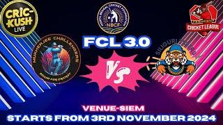 MATCH NO.10 FCL 3.0 MUKHERJEE CHALLENGERS vs SILIGURI TIGERS Jn.#crickushlive #cricket  #cricheroes