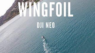 FPV - Day 6 - Wingfoil in gusty day - DJI Neo