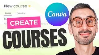 How to use Canva Courses | NEW 2024