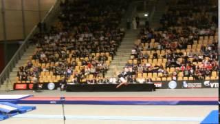 UKR Stanislav Statsenko Prelim 1st Pass 2015 World Champs Tumbling