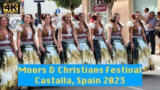 Moors & Christians' Festival In Castalla, Alicante, Spain 2023 in 4K (Highlight)