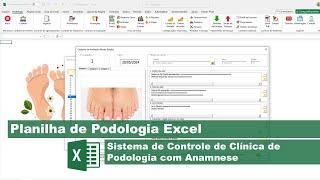 Planilha de Podologia Excel