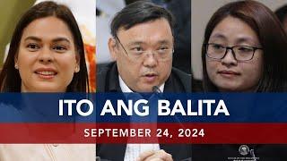 UNTV: Ito Ang Balita | September 24, 2024