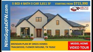 Brendan Plan By Drees Homes in Trailwood in Flower Mound, TX