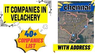 IT COMPANIES IN VELACHERY | CHENNAI IT COMPANIES | MECHALEX