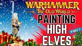 How to Paint High Elf Golden Armour - Painting The Old World for Christmas