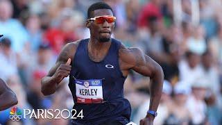 Fred Kerley DOMINATES men's 100m heat with winning 10.03-second run | NBC Sports