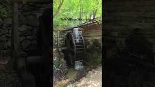 Folk Village Waterwheel #folkVillage #villagestyle #folk #waterwheel #green #greencolor