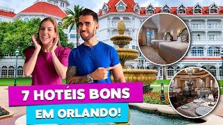 HOTÉIS BONS EM ORLANDO! Baratos, caros, Disney, com cozinha...