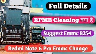 Redmi Note 6 Pro Emmc Change Process With Free File || Full Explain for Emmc Cleaning RPMB