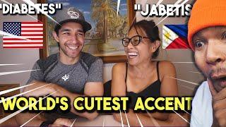 PINOY vs AMERICAN Accent Challenge  ( Reaction )