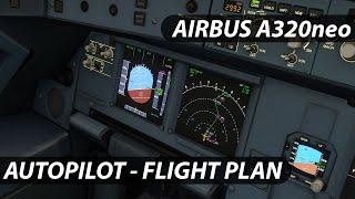 A320neo Autopilot follow flight plan and altitude (GPS Mode) - Microsoft Flight Simulator - Tutorial