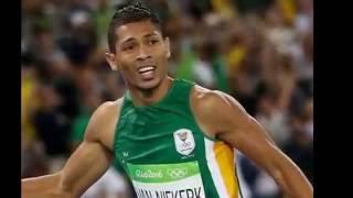 World record Wayde van Niekerk with Michael Johnson commentary