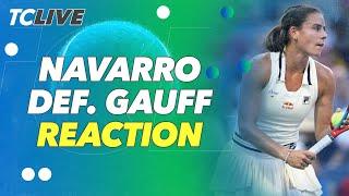 Defending US Open Champion Coco Gauff Loses to Emma Navarro | TC Live