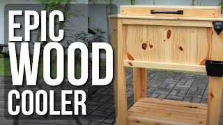 DIY Wood Cooler Project Perfect for Beers and Barbecues Made Quick and Easy