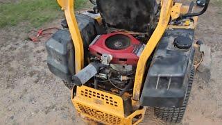UNREALEASED VIDEO! Cub Cadet PRO-Z 100 With opposed twin Briggs & Stratton.